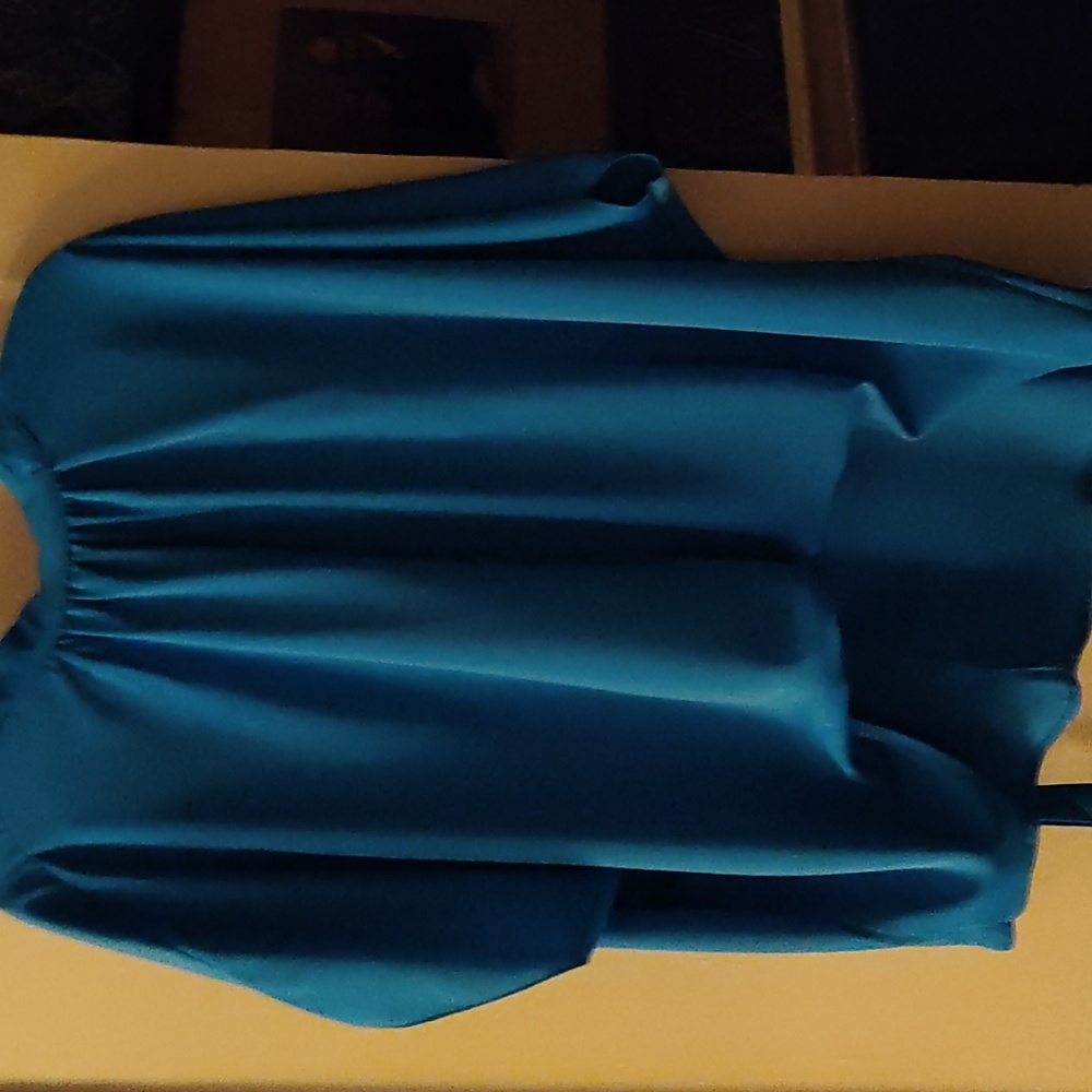 Beautiful sapphire blue blouse L/XL